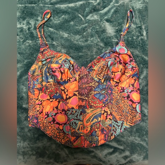 Multicolor urban outfitters corset top - Picture 3 of 6